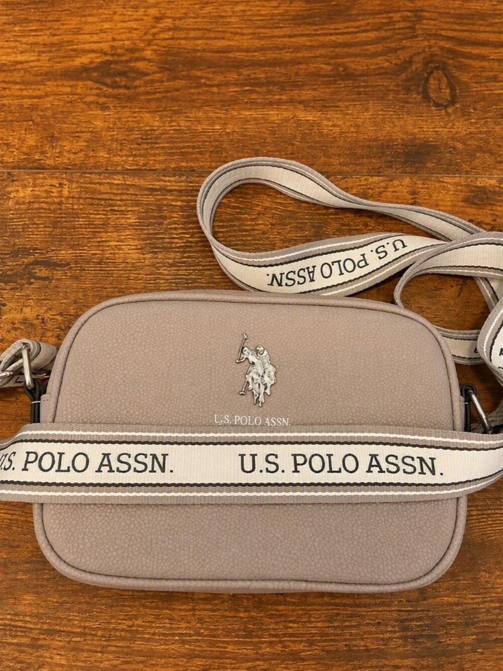 U.S. Polo Assn. Lilac Crossbody Bag - Adjustable Strap